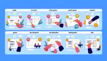 أشهر أنواع الأسئلة في الاختبارات التفاعلية