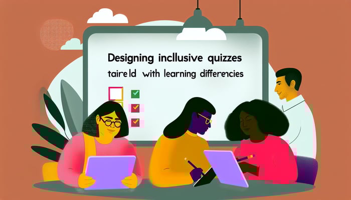 Quiz Design for People with Learning Differences: Inclusive Tips