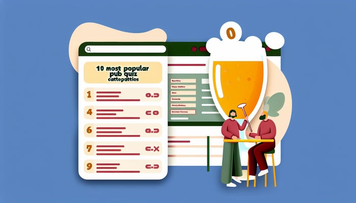 Top 10 Kategorii Quizów Pubowych