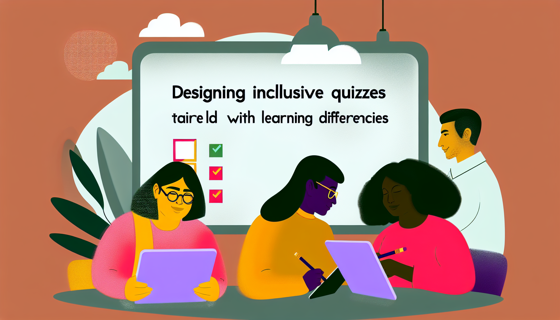 Quiz Design for People with Learning Differences: Inclusive Tips