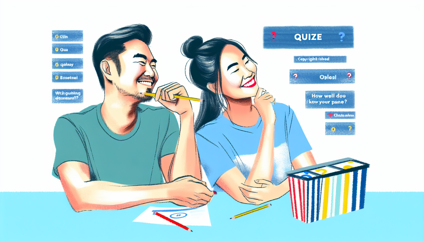 Kvízy pro páry: Jak dobře znáte svého partnera?