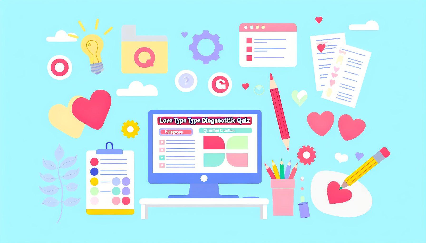 恋愛タイプ診断クイズの作り方