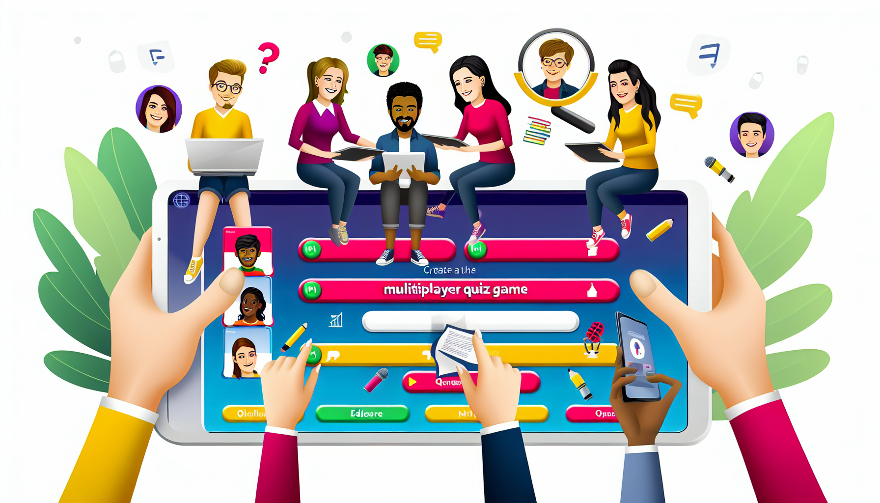 친구들과 함께 즐기는 멀티플레이 퀴즈 게임의 재미