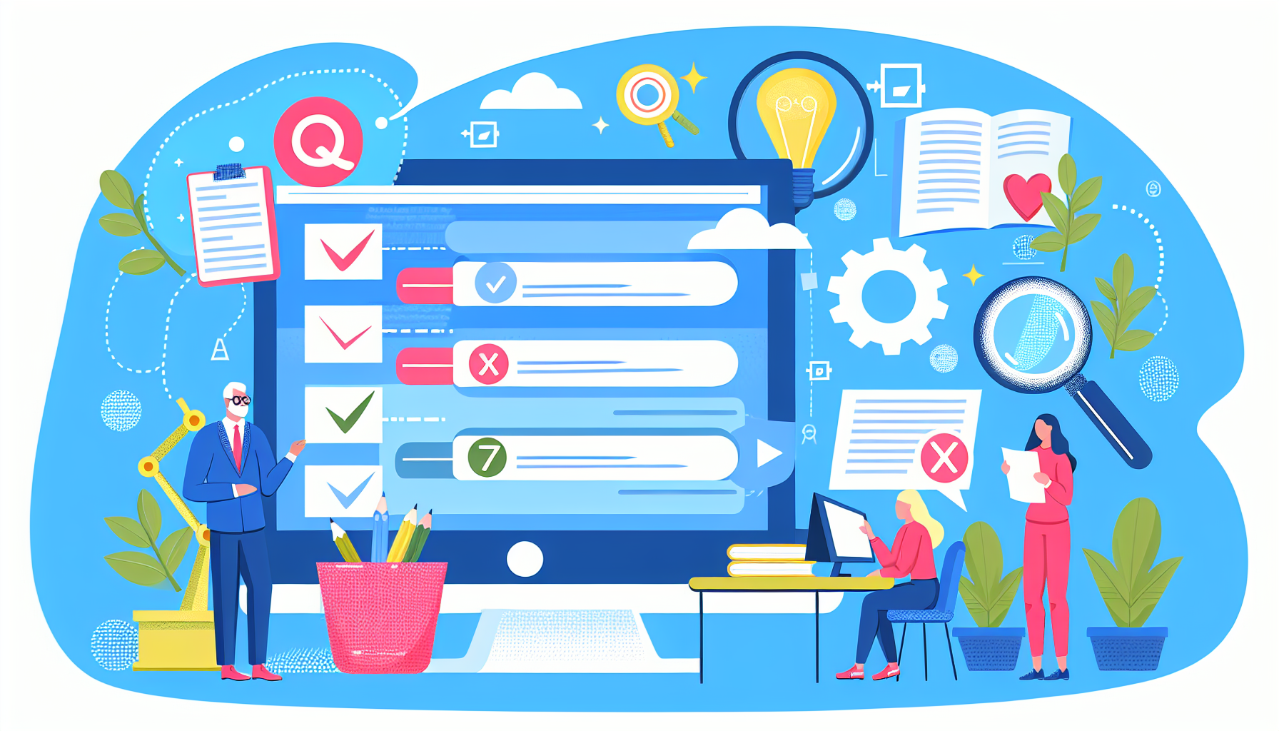 퀴즈를 이용한 집중력 향상 방법