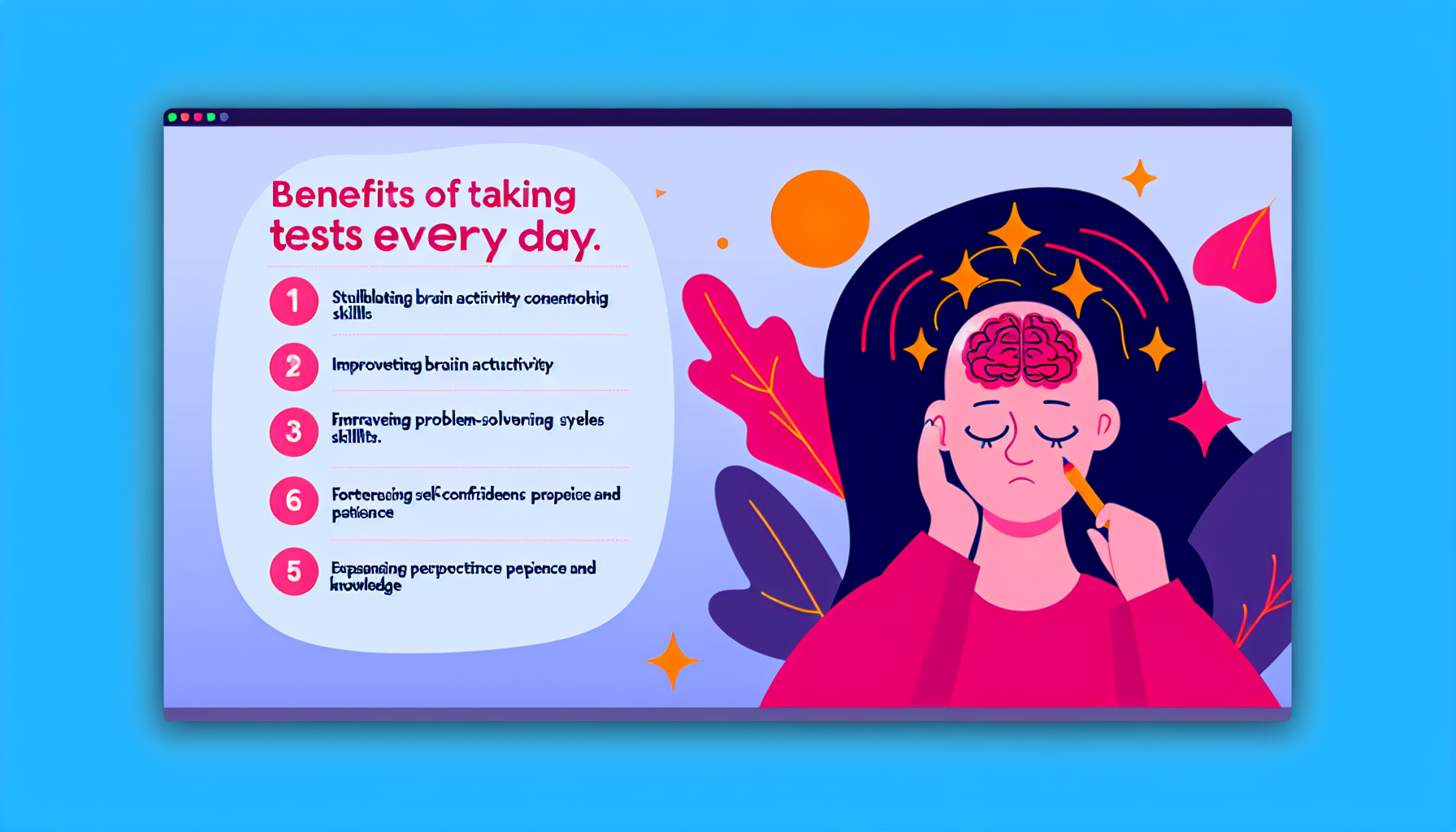 每天做測驗的五個好處，提升你的認知能力